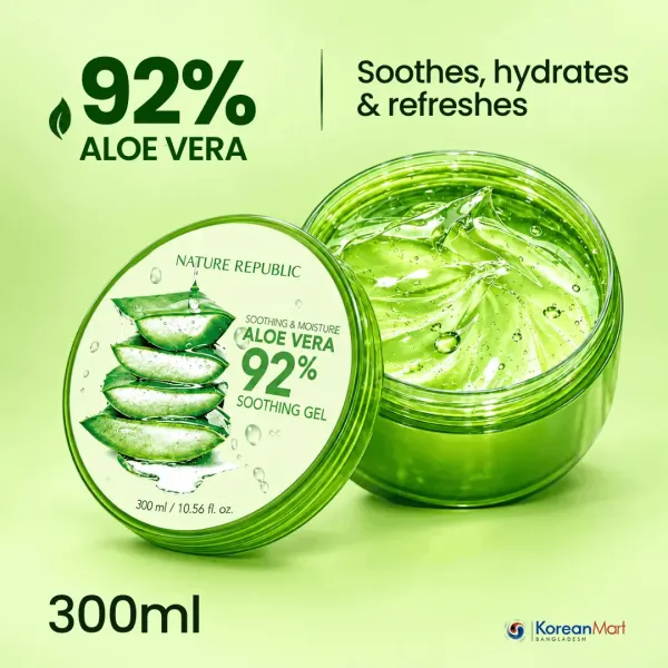 Nature Republic Soothing Moisture Aloe Vera Gel - 300ml